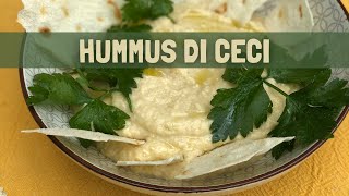 Come fare lhummus di ceci senza tahina  semplice e leggero [upl. by Noda]