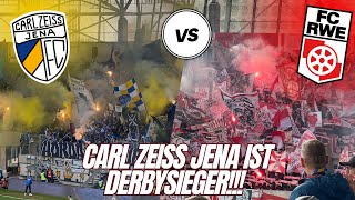 🔥 CARL ZEISS JENA ENTSCHEIDET THÜRINGER DERBY Jena vs Erfurt  FANPRIMUS STADIONVLOG [upl. by Mossolb]