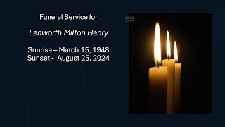 Funeral Service for Lenworth Henry [upl. by Neva586]