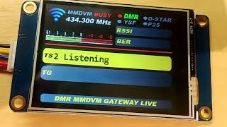 Nextion Screen On TheJumbo Spot DMR Fusion Dstar P25 Digital Hotspot [upl. by Arun496]