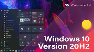 Windows 10 October 2020 Update – Official Release Demo Version 20H2 [upl. by Seadon]