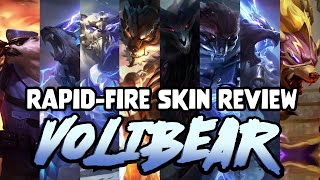 RapidFire Skin Review Every Volibear Skin [upl. by Nimzay]