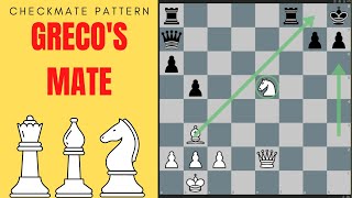 Grecos Mate Checkmate Pattern You Must Know [upl. by Aleunam]