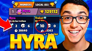 CARREO al TOP 1 del MUNDO de BRAWL STARS es HYRA😱 [upl. by Ylicis]