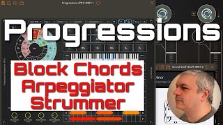 4Pockets Progressions Intelligent Chord Generator Tutorial 6 Block Chords Arpeggiator Strummer [upl. by Ruhl]