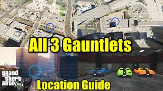 GTA 5  All 3 Gauntlet Car Locations Guide [upl. by Asserat]