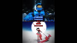 Caboose vs ruby edit vsedit roosterteeth rwby redvsblue [upl. by Eniamej]