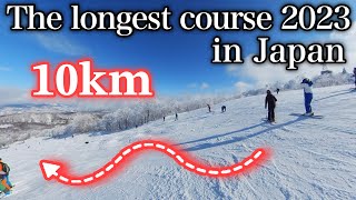 2023 The longest course in Japan  【10km】（NOZAWA ONSEN）Speed attack [upl. by Finzer726]