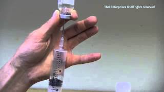 How to Properly Draw up Injectable Medications [upl. by Mahla]