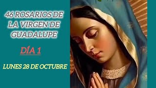 DIA 1 DE LOS 46 ROSARIOS GUADALUPANOS LUNES 28 DE OCTUBRE💗MISTERIOS GOZOSOS💗 [upl. by Elesig]