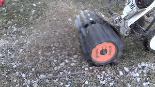 HOW TO REMOVE ROCK FROM YOUR YARD  BIG BIDNESS OUTDOORS [upl. by Mallissa]