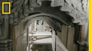 EXCLUSIVE A Closer Look Inside Christs Unsealed Tomb  National Geographic [upl. by Sanalda801]