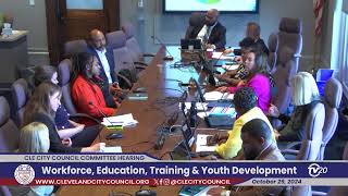 Workforce Education Training and Youth Development Committee October 29 2024 [upl. by Aryk]