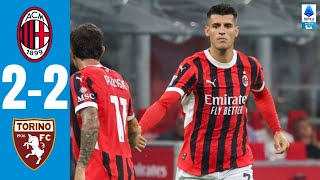 Milan Torino 22 Gli Highlights Serie A 202425 [upl. by Roze]