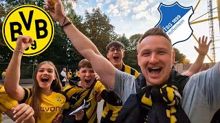 🍻 GETTING DRUNK WITH CRAZY DORTMUND FANS Borussia Dortmund 10 Hoffenheim Bundesliga [upl. by Finnigan683]