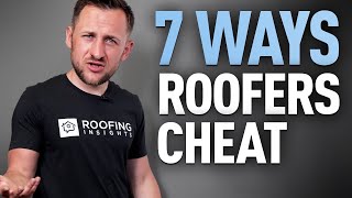 7 Ways Roofing Contractors Cut Corners  How to Hire a Roofer  RoofingInsights30 [upl. by Jaquelyn]