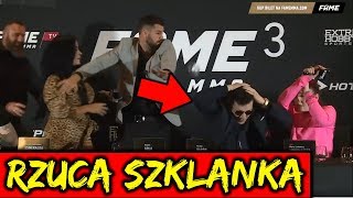 FAME MMA 3 Linkiewicz vs Godlewska Pierwsza Konferencja [upl. by Alleoj]