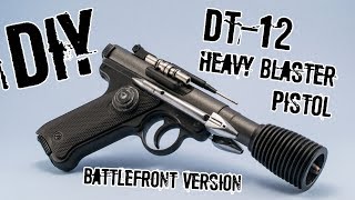 DIY DT12 Heavy Blaster Pistol Greedos Battlefront Version [upl. by Atilek]