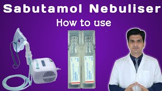 Salbutamol nebuliser  Salbutamol nebuliser solution bp  Asthalin nebulizer [upl. by Mansoor377]