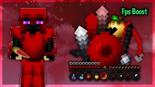 Zion RED 8x8 MCPE PvP Texture Pack 117  Fps Boost [upl. by Ardnassac]