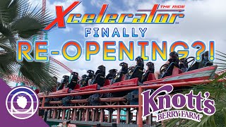 Xcelerator INSANE LAUNCH Roller Coaster 4K POV  Knotts Berry Farm California No Copyright [upl. by Nibroc939]