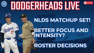 DodgerHeads Live PadresDodgers NLDS schedule Shohei Ohtani Freddie Freeman update amp more [upl. by Niraa212]