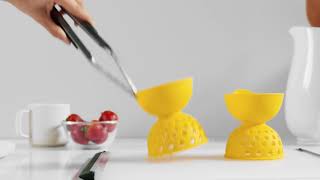 OXO Silicone Egg Poacher [upl. by Burris333]