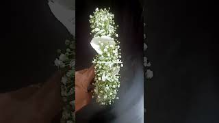 Baby breath wedding hair accessory 👰🏼‍♀️💐💐 [upl. by Button]