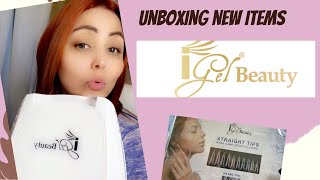 iGel Beauty order unboxing  Finally a new nail lamp [upl. by Dalpe]