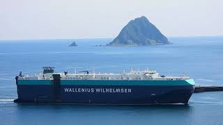 1130630 華倫威爾森WALLENIUS WILHELMSEN台汎輪TAIPAN進出基隆港 [upl. by Cartie]