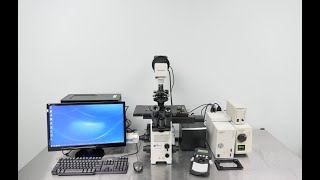 Olympus IX 71 Motorized inverted system Microscope for Sale [upl. by Niran529]