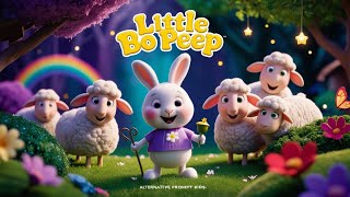 Little Bo Peep Has Lost Her Sheep  15 Minutes Loop  Nursery Rhymes  KidssVentures [upl. by Biebel]