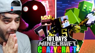 We Survived 101 Days in CRAZY CRAFT World  part 1 [upl. by Nisbet316]