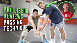 PRO LIBERO Reviews Coachs Passing Technique [upl. by Hisbe]