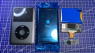 iPod Classic bluetooth SSD amp higher capacity battery mod [upl. by Pry275]