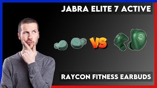 Jabra Elite 7 Active vs Raycon Fitness Earbuds Comparison [upl. by Diarmid]