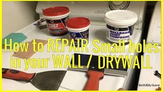 Drywall Patch Repair  EASY and SIMPLE [upl. by Januarius]