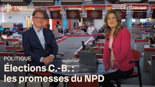 Adrian Dix candidat du NPD discute du programme du parti [upl. by Ronen186]