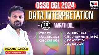 OSSC COMPLETE 💯 DATA INTERPRETATION DI  All Previous Year DI Questions of OSSC  OSSC CGL [upl. by Attenrev]