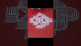 Simple and easy Padi kolam design for beginners 🌺🌺🌺 [upl. by Yenar386]