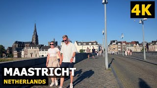 4K Netherlands Maastricht Walking Tour 2024 [upl. by Hedy]