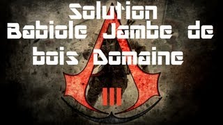 Assassins Creed 3  Solution Babiole Jambe de Bois  Haut de la Falaise  Domaine Davenport [upl. by Gerc]