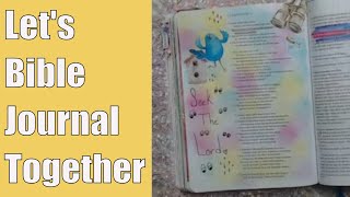 Bible Journaling Family Meeting June 2023  Are You Like Martha or Mary [upl. by Cailean]