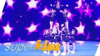 Cheer Academy German Peewees Acrobatic Cheerleading  Superkids [upl. by Theresita]