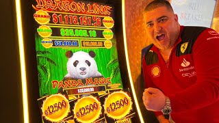 RECORD BREAKING JACKPOT On Million Dollar Dragon Link  250 BETS [upl. by Martica995]