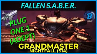 Fallen SABER  Grandmaster Nightfall Platinum Rewards [upl. by Llyrpa252]