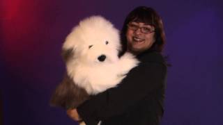 Folkmanis® Sheepdog Puppet Demo [upl. by Hafeetal]