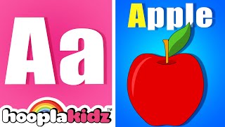 Learn Alphabets A Z  Phonics Song  HooplaKidz [upl. by Cirdec]