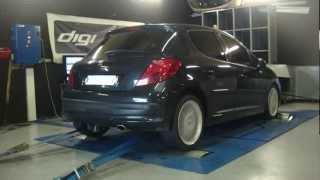 Reprogrammation Moteur  Peugeot 207 hdi 110cv  138cv Dyno Digiservices Paris [upl. by Bromley]