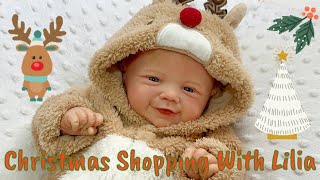 Christmas Vlog 1 Morning Routine With Lilia  Christmas Ornaments Shopping 🎄 emilyxreborns 🧸 [upl. by Ailad]